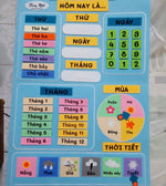 Tải hình ảnh vào trình xem Thư viện, Lịch Hôm nay là.../ Today is...