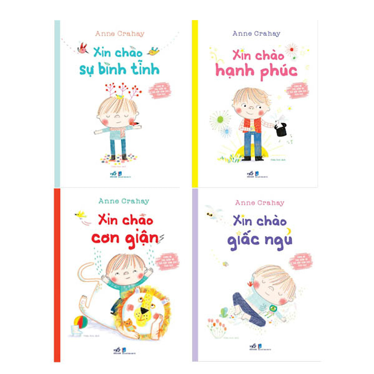 Combo Cùng Bé Thư Giãn Và Bồi Đắp Cảm Xúc Tích Cực (4 Cuốn)