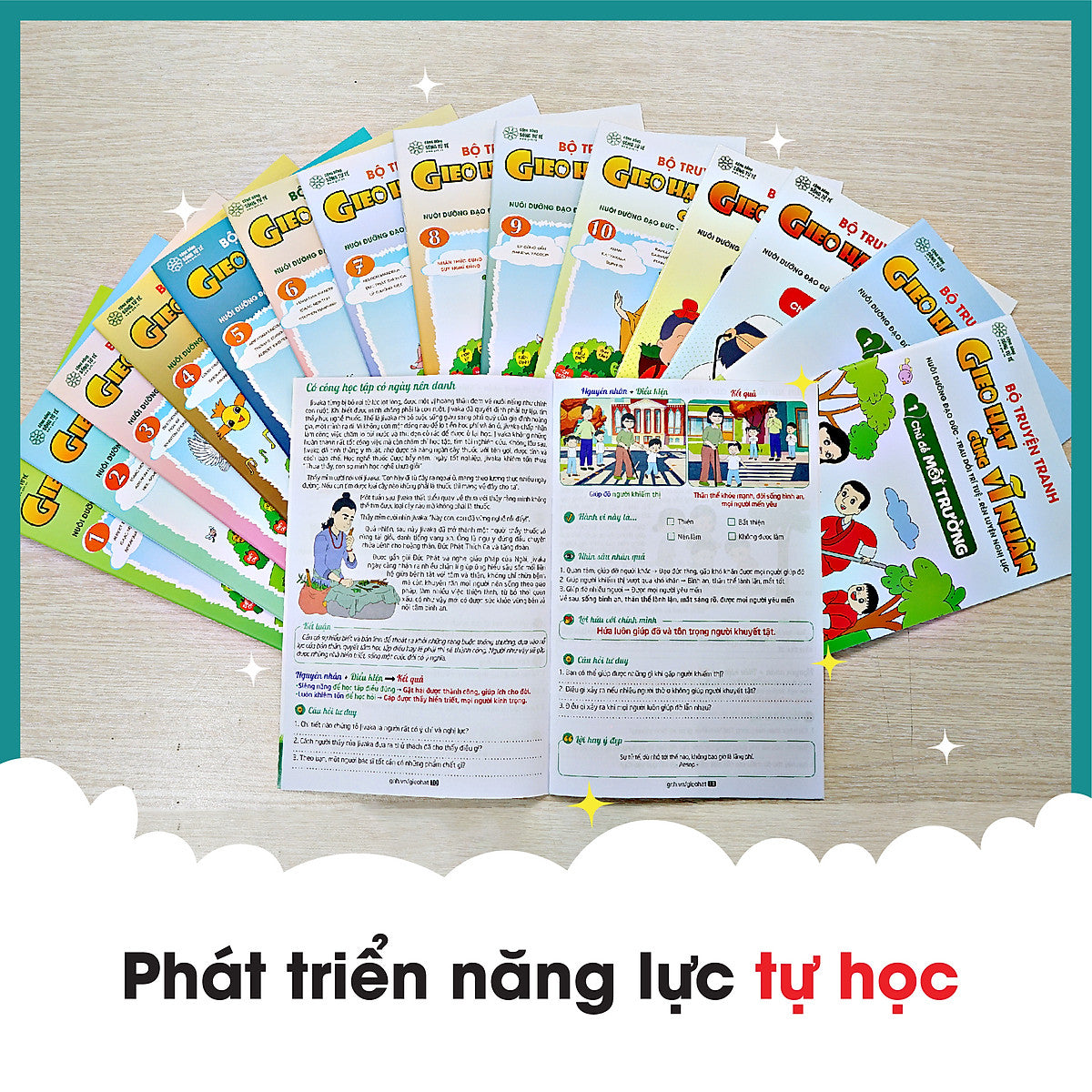 Bộ Truyện Tranh Gieo Hạt Cùng Vĩ Nhân