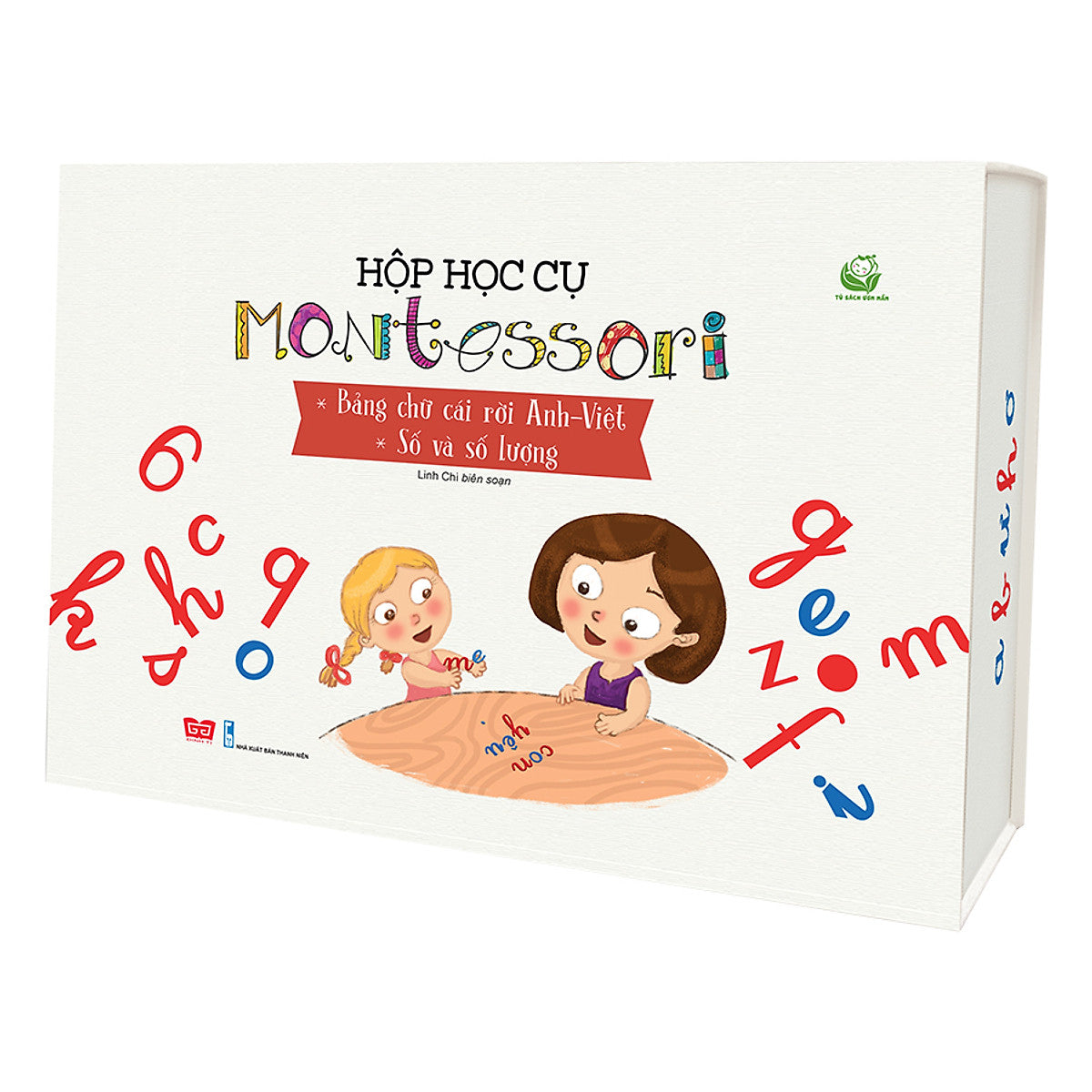 Hộp Học Cụ Montessori - Bảng Chữ Cái Rời Anh-Việt; Số Và Số Lượng