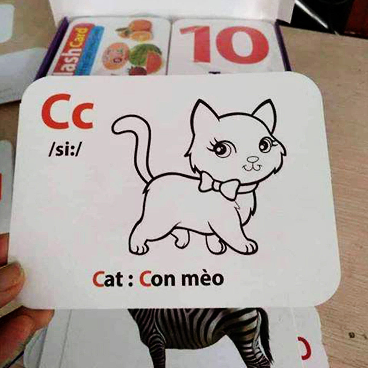 Bộ Thẻ Học Thông Minh Flashcard Song Ngữ Cho Bé