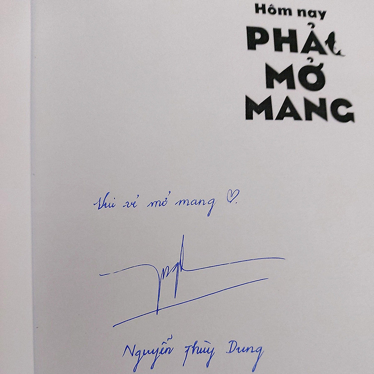 Hôm Nay Phải Mở Mang