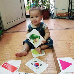 Bộ Thẻ Học Thông Minh Flashcard Song Ngữ Cho Bé