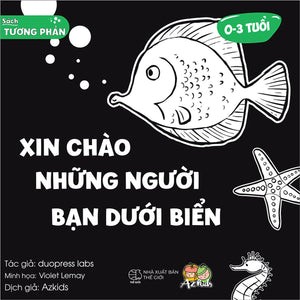 Combo 4 Cuốn: Bộ Sách Tương Phản - Kích Thích Thị Giác Trẻ Sơ Sinh (Tặng Kèm 6 Thẻ Kích Thích Thị Giác)