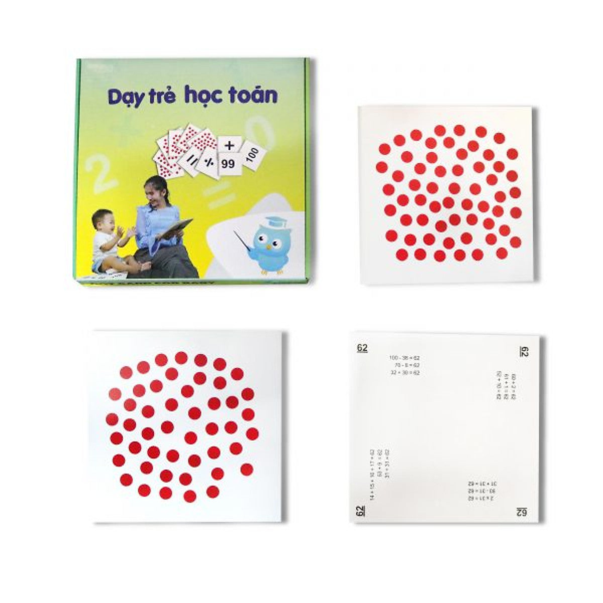 Gdkids - Dạy Trẻ Học Toán Flashcard Glenn Doman (109 Thẻ)