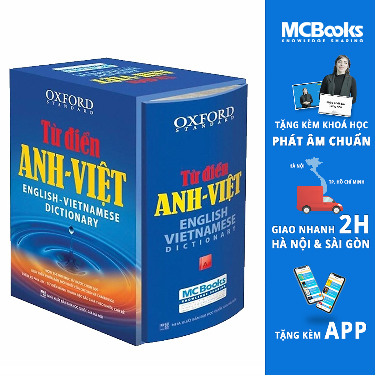 Từ Điển Oxford Anh Việt 350.000 Từ (Hộp Cứng Xanh)