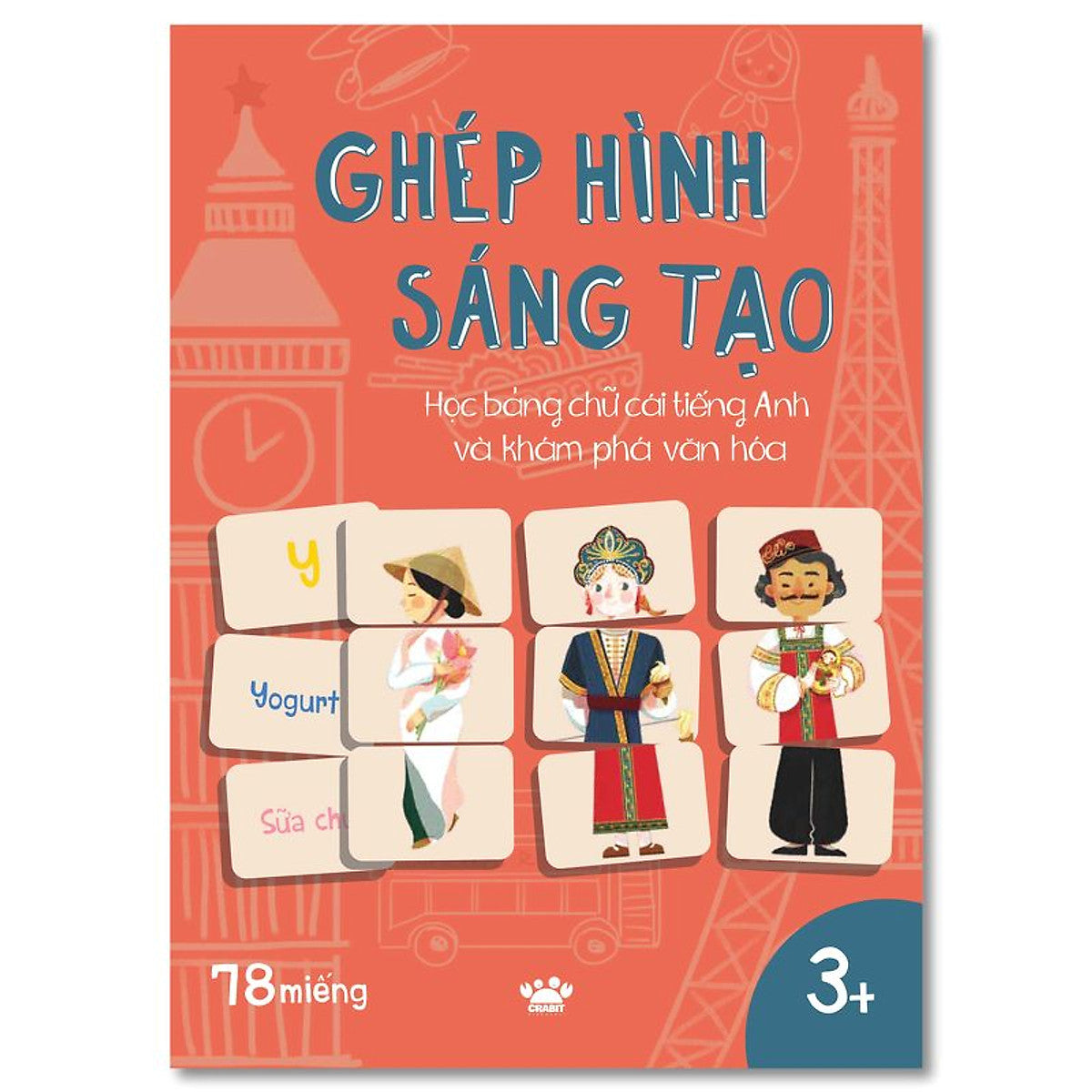 Bộ Ghép Hình Sáng Tạo - Học Chữ