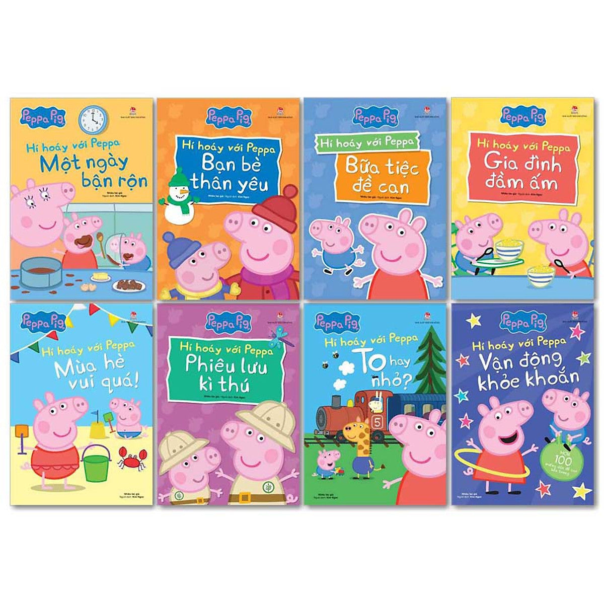 Combo Hí Hoáy Với Peppa (8 Quyển)